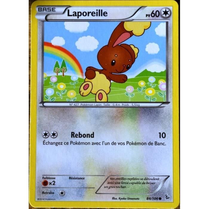 Carte Pokemon 84 106 Laporeille 60 Pv Serie Xy Etincelles Neuf Fr Cdiscount Jeux Jouets Carte Pokemon 84 106 Laporeille 60 Pv Serie Xy Etincelles Neuf Fr Cdiscount Jeux Jouets