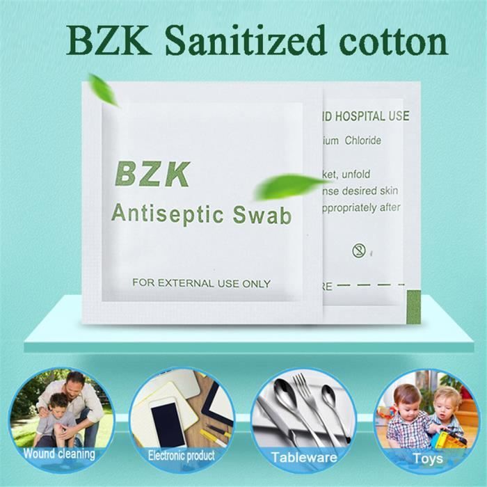 Bzk Antiseptique Desinfection Lingettes Jetables Clean Steriliser Tampons De Coton 0 Pcs Tenoens 161 Cdiscount Puericulture Eveil Bebe