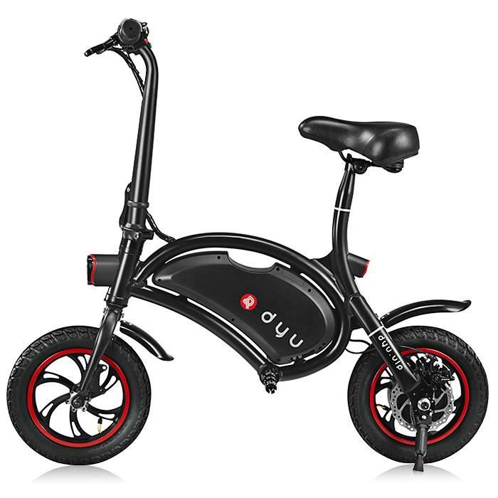 F Roue DYU D1 12 pouces Roues 10Ah V lo lectrique Pliable