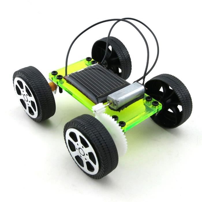 Luckyrainbow Jouet animé à énergie Solaire pour Voiture 