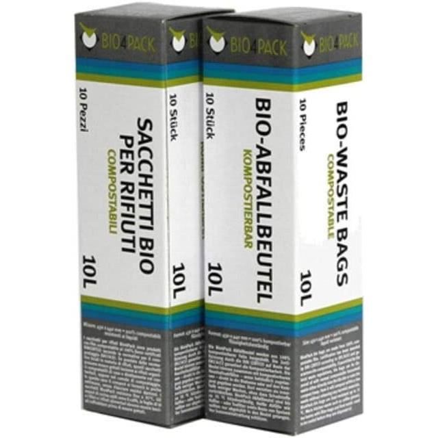 Sacs Poubelle - Bio4pack Lot 2 Boîtes 10 Biologiques Pliables L ...