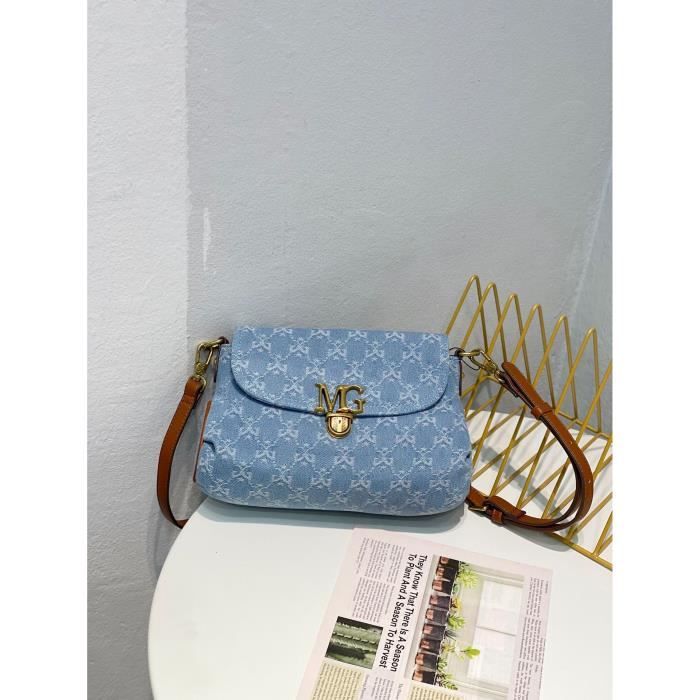 Sac a clearance main bleu clair