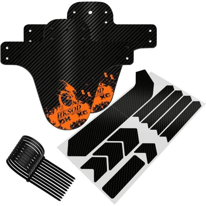 Film Protection Cadre Vélo – 20 Pièces Carbone – Protège La Peinture Des VTT, E-Bike, Etc.