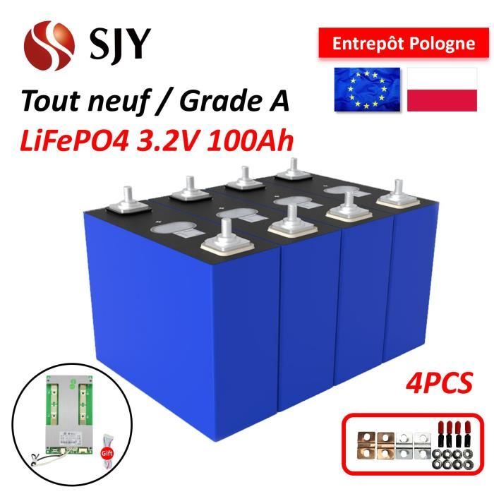 4PCS LiFePO4 batterie 100ah 3.2v 100ah avec BMS Cdiscount Auto — free download
