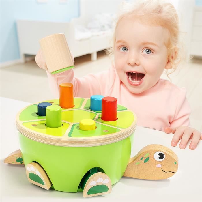 Bebe Tortue Battant La Table Jouet Educatif Garcon Fille Enfant Blocs De Construction Zho9104 Achat Vente Boite A Forme Gigogne Cdiscount