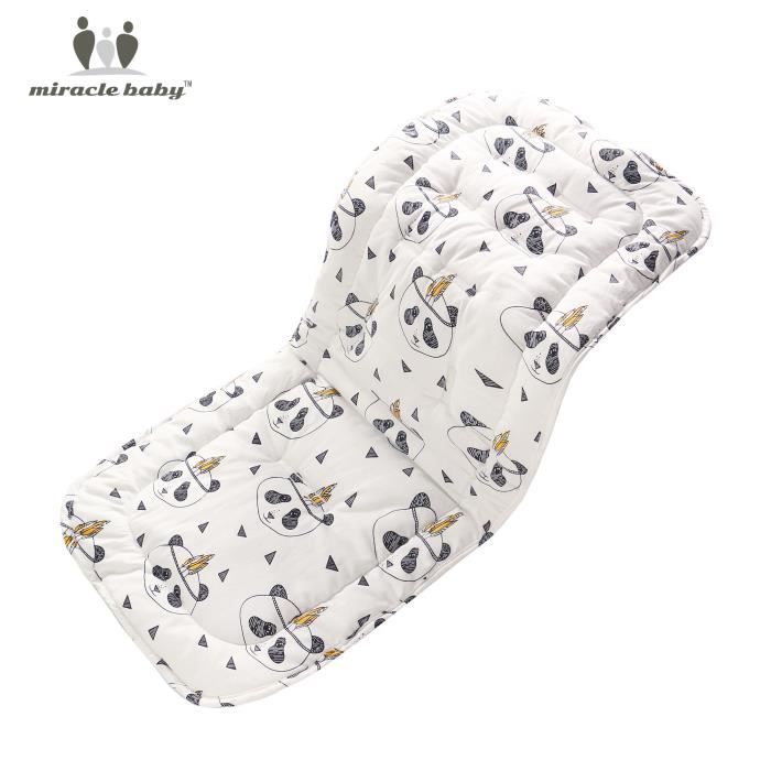 /Étoiles blanches Poussette Coussin Soutien B/éb/é en Coton Ultra Souple /à Toute Saison Coussin R/éducteur de Landau