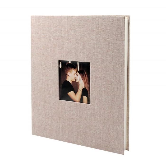 Veesun Album Photo Scrapbooking Lin Diy Scrapbook Adhesif Pages Blanches Livre D Or Mariage Bricolage Livre Photo Anniversaire De Achat Vente Album Album Photo Veesun Album Photo Scrapb Cdiscount