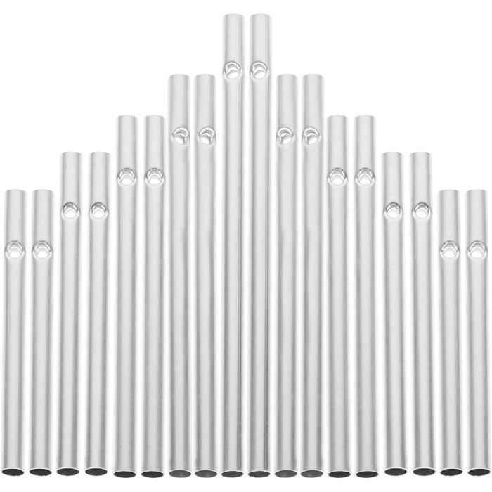 M METERXITY 50 Pcs Tubes De Carillon Éolien, Tubes Vides En