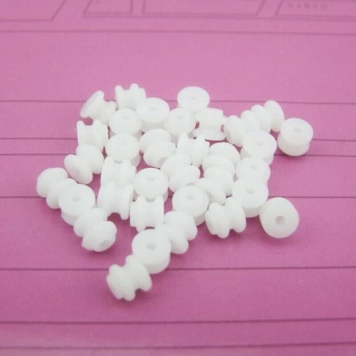 Kit d'Engrenages en Plastique 78 Pcs avec Poulies Ceintures Vis Sans Fin et Crémaillère pour Bricolage Robotique et Modélisme de Voiture