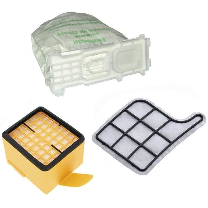 Sacs Miele GN Compatibles McFilter Lot De 16 Sacs D'aspirateur Pour Miele GN - Avec 8 Filtres Inclus - Compatible Complete C3, Classic C1 Sacs Poussière Miele