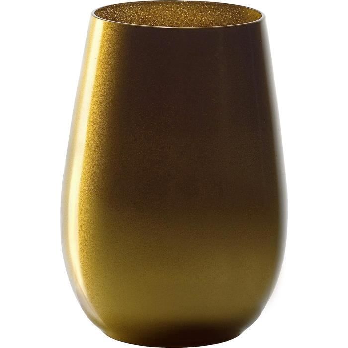STÖLZLE LAUSITZ Lot de 6 verres à cocktail Elements - 465 ml - Passent au lave-vaisselle - Haute
