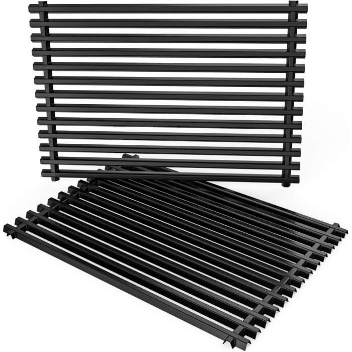 Grilles De Cuisson Onlyfire Pour Barbecues Weber - Lot De 2 En Acier émaillé Lourd, 30x44 Cm, Compatibles Spirit Et Genesis
