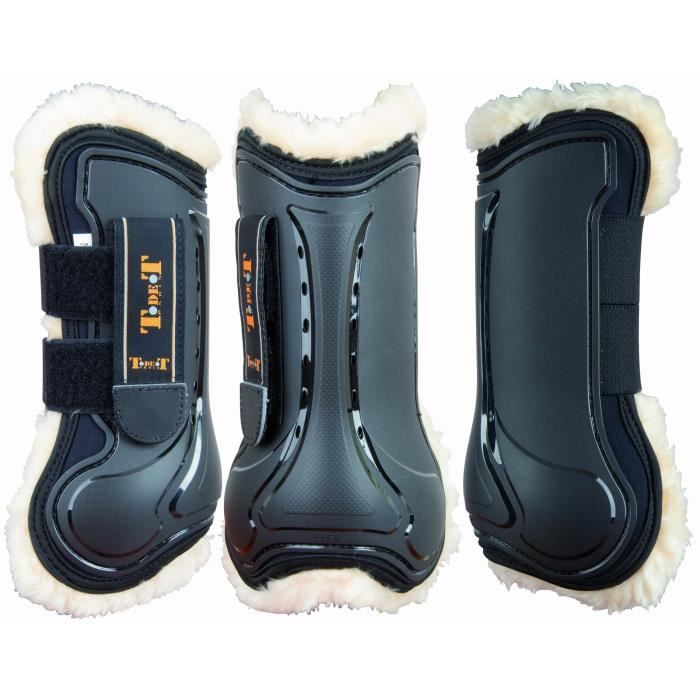 Comparer les prix de Guêtres antérieurs pour cheval Ouvertes en mouton T de T Design