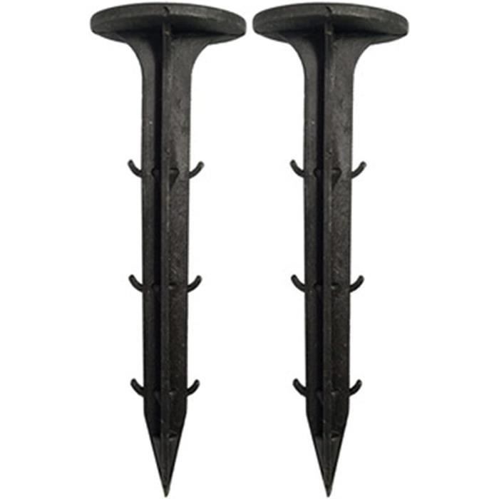 ESTINK 100 Agrafes de Jardin en Acier Inoxydable pour Fixer Tissu Anti