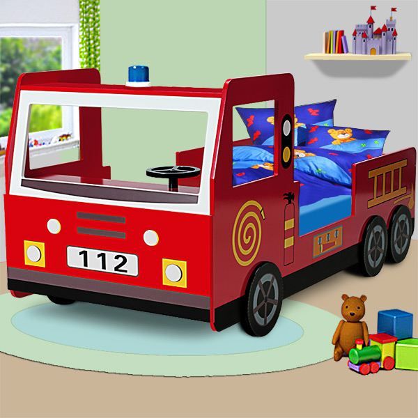 Lit camion pompier cdiscount clearance