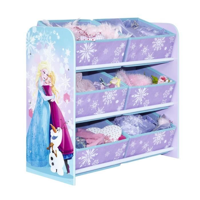 Coffre A Jouets Disney La Reine Des Neiges Rose Achat Vente