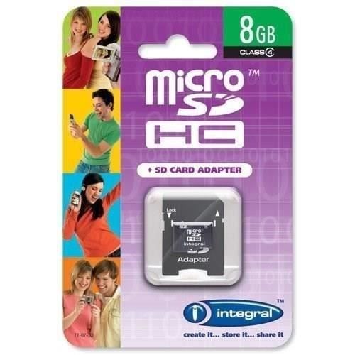 INTEGRAL Carte Micro SDHC 8 Go