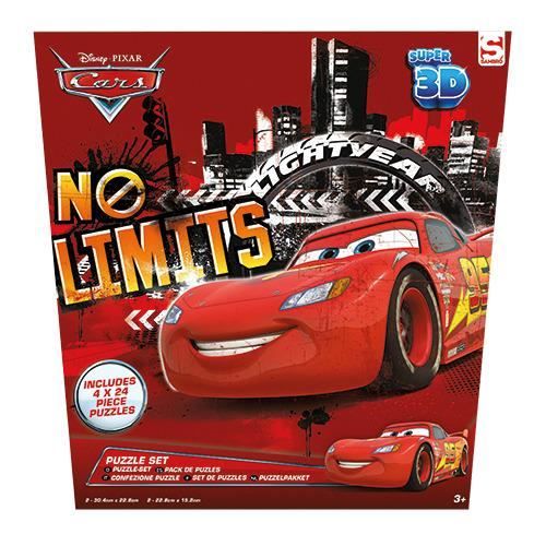 puzzle Disney Cars 4in1 Puzzle 3D