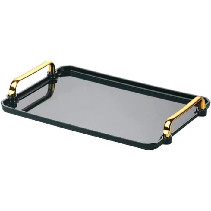 Petit Plateau Plateau De Serveur De Plateau Avec Poignée Rectangulaire