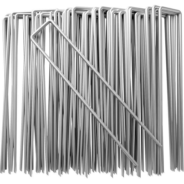 70 PCS CLOUS De Agrafe Électrique Ongle En Forme Engrener Clôtures EUR