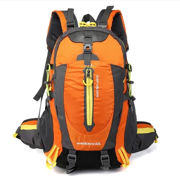 TD® Sac de randonnée Imperméable Orange- Equipement randonnée- Sac à dos  randonnée, Voyage - Cdiscount Sport