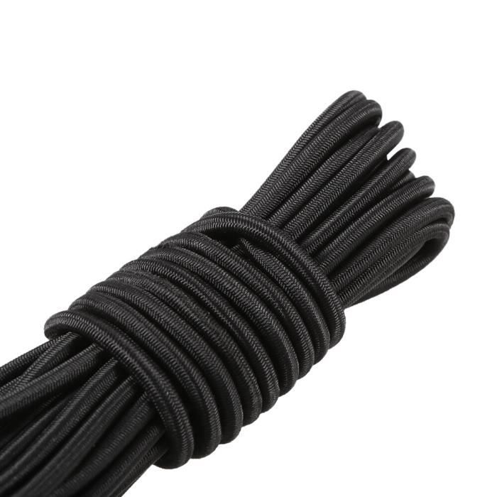 Ceinture lestee Corde elastique pour Kayak 5 metres pour Sports nautiques surf et bateau Black 4mm B Cdiscount Sport