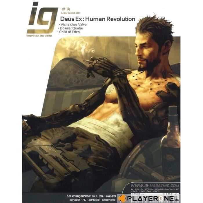 ig magazine 14 deus ex human revolution guide de soluce fr cdiscount pret a porter