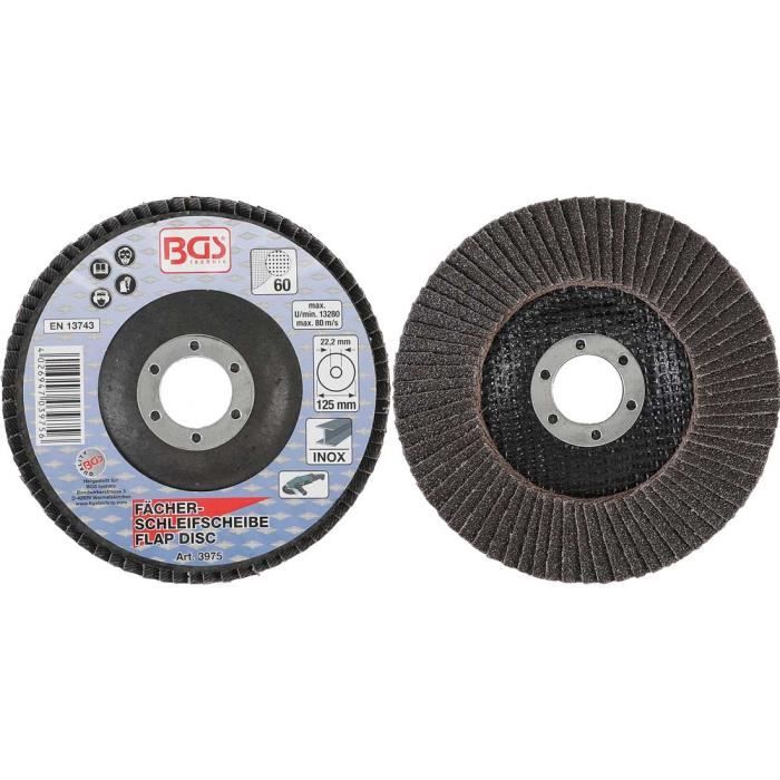 disque a lamelle grain 60 diametre 125 mm lot de 5 cdiscount bricolage