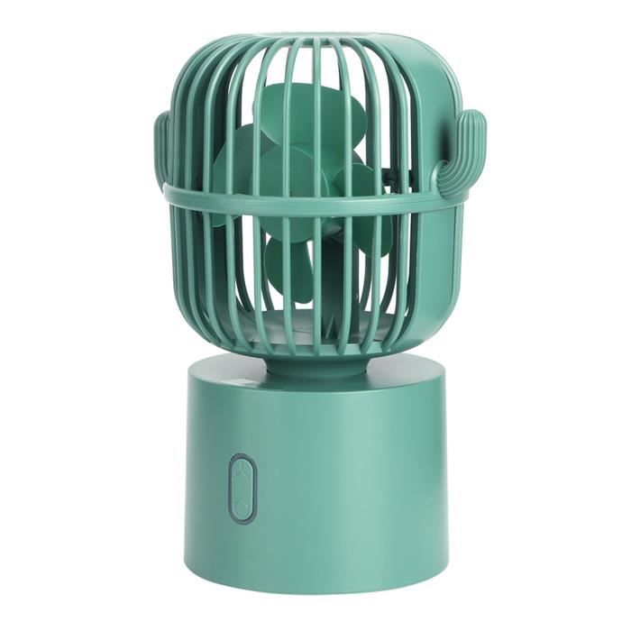 Ventilateur De Bureau USB Oscillant 2.5W - Design Cuivre Élégant - Rafraîchissement Silencieux Pour Bureau Maison Espace Restreint
