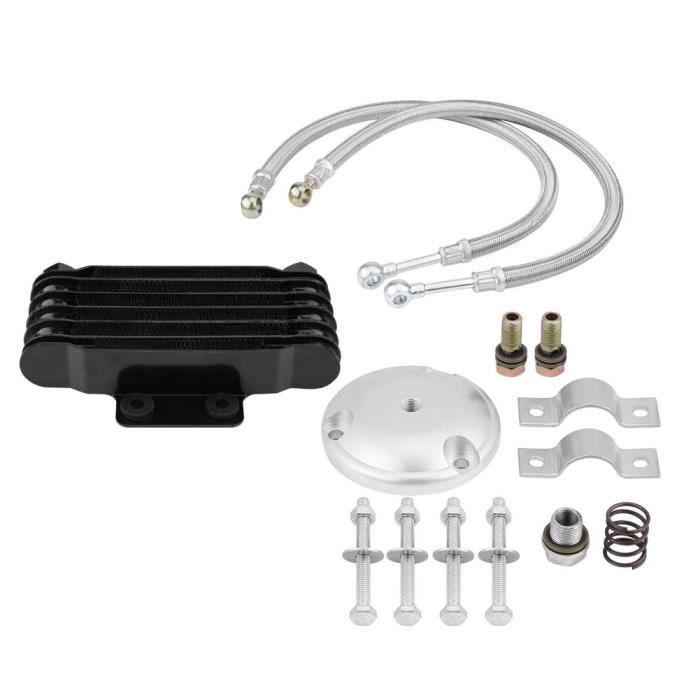 Kit De Tuyau De Refroidisseur D'huile De Radiateur De Moto Aramox 450mm Tuyau Dhuile Radiateur A Vis M10x125 Et Accessoires Pour Dirt Bike 92088299