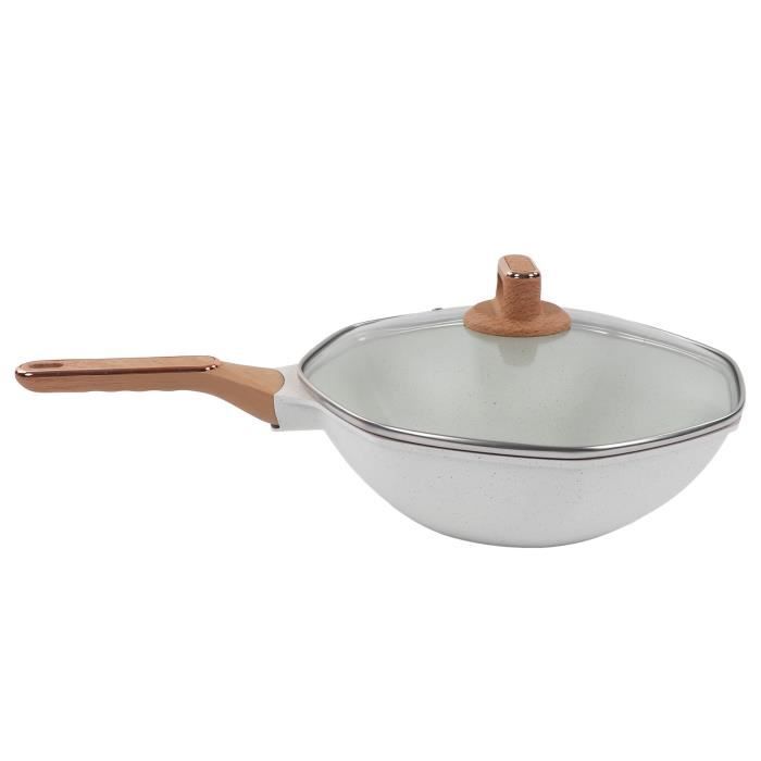Poêle à Gril Multifonction En Pierre Médicale Antiadhésive - Barbecue Coréen En Fonte Assaisonnée Avec Poignée Anti-Brûlure (2pcs, M)