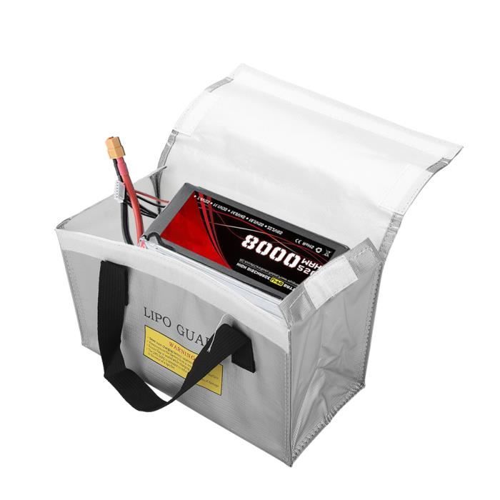 Sac De Sécurité Lipo Ignifuge YOWOO - Boîte Antidéflagrante Pour Batterie Lipo Grande Capacité