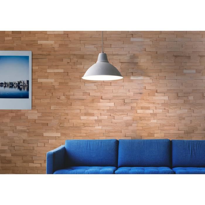 Lambris Chene Naturel Massif Effet 3d Cartons De 1 35 M Achat