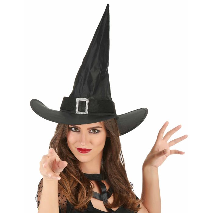 Chapeau Sorciere Avec Boucle Adulte Halloween Achat Vente Chapeau Perruque Cdiscount