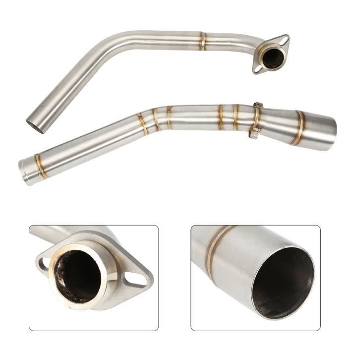 Tuyau Intermédiaire D'échappement Acier Inoxydable Pour Kawasaki Z750 2007-2012 - Alésage 51 Mm - Réduction Bruit