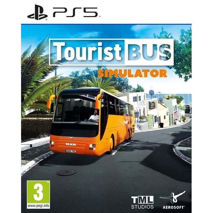 Jeu vidéo - Tourist Bus Simulator - PS5 - Simulation - Blu-Ray - En boîte