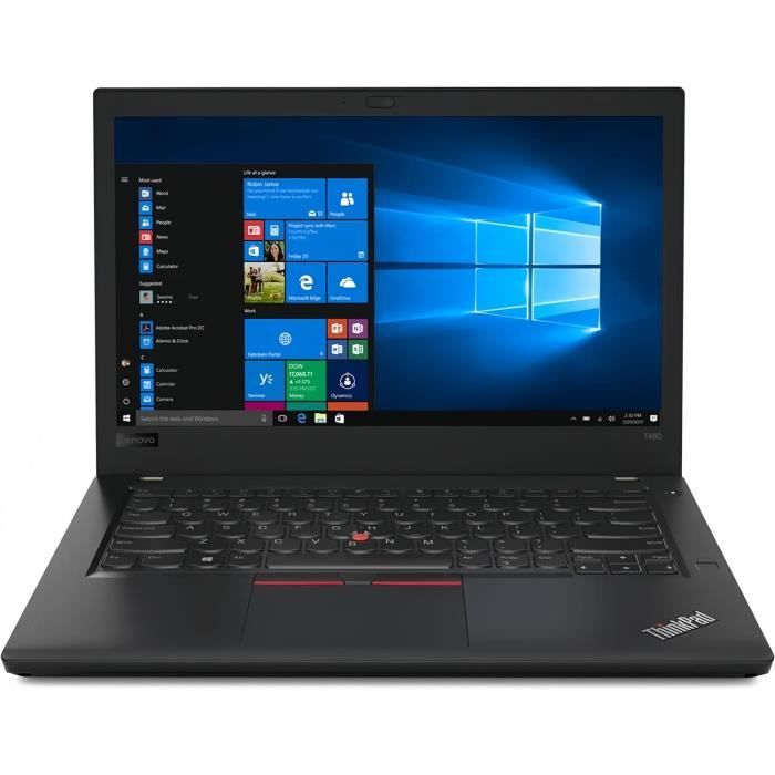 Acheter Lenovo ThinkPad T480 Ordinateur Portable Professionnel14 FHD 1920 x 1080Intel Core i5-8350URAM DDR4 16 GoSSD 256 GoClavier A Reconditionné - 287,00 € Lenovo ThinkPad T480 Ordinateur Portable Professionnel14 FHD 1920 x 1080Intel Core i5-8350URAM DDR4 16 GoSSD 256 GoClavier A Reconditionné - Lenovo reconditionné disponible sur Cdiscount Seconde Vie