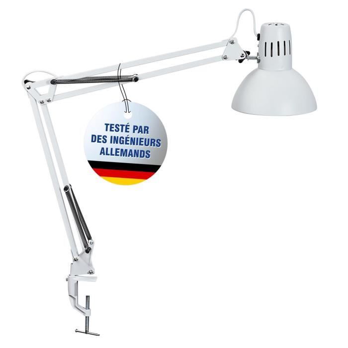 Lampe de bureau - MAUL - MAULstudy - Métal - LED - Pince flexible et stable