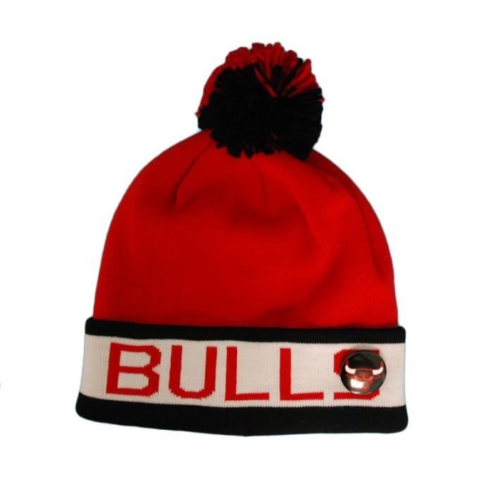Mitchell & Ness bonnet d'hiver NBA Chicago Bulls HK12936-CBUBLCK Noir