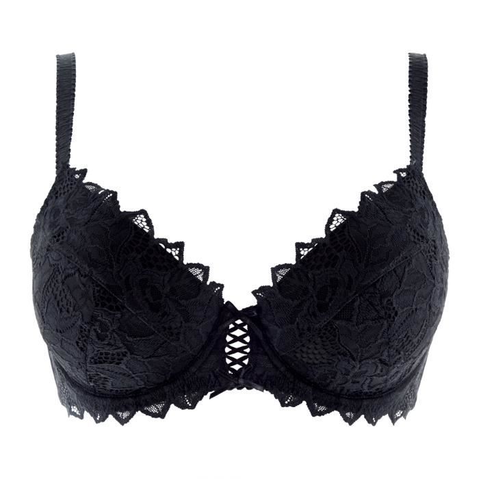 Soutien-gorge à armatures paddé mousse Arum Sans Complexe Noir