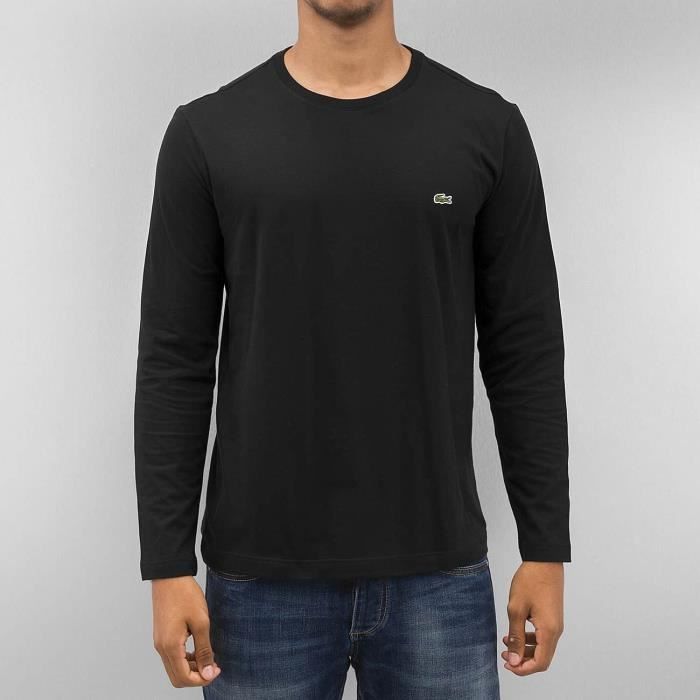 Tee shirt lacoste homme manche longue sales