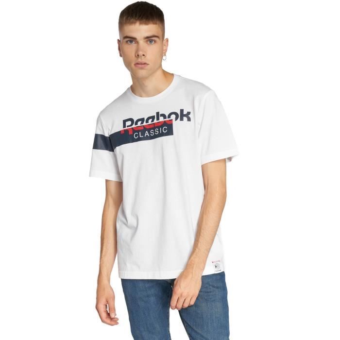 reebok classic t shirt homme bordeaux