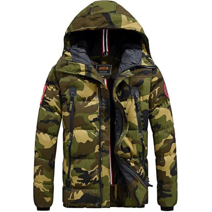 Parka homme camouflage on sale