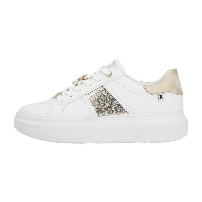 Rieker Basket Basse à Lacets Rieker Revolut Manila - Blanc