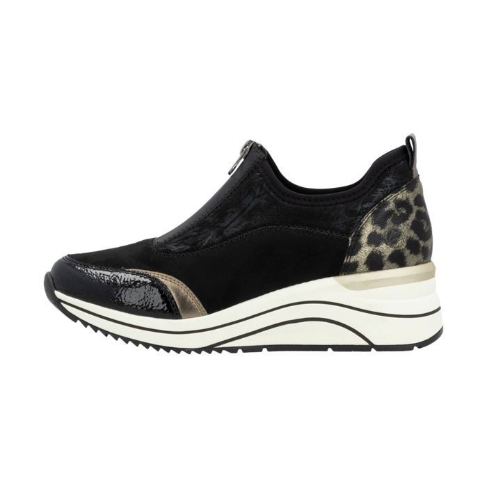 Remonte Basket Vegan à Zip Remonte Gloria - Noir
