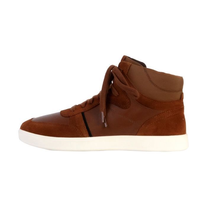 Geox Basket Montante Cuir Geox Avola - Marron