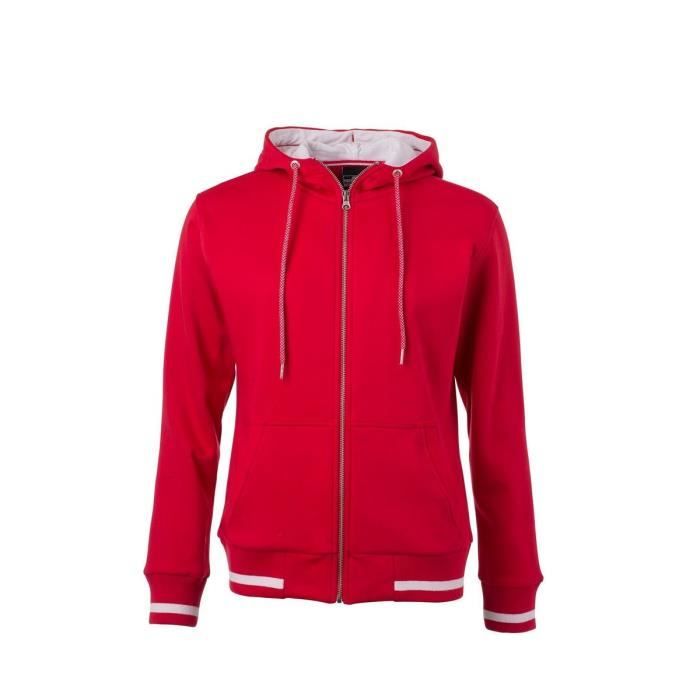 Veste sweat shop a capuche femme
