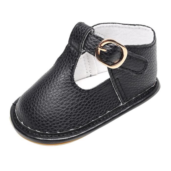 Babies Chaussures Bebe Bebe Nouveau Ne Filles Garcons Dessin Anime Chaussures Premiers Marcheurs Chaussures Noir 5487 Noir Achat Vente Babies Cdiscount