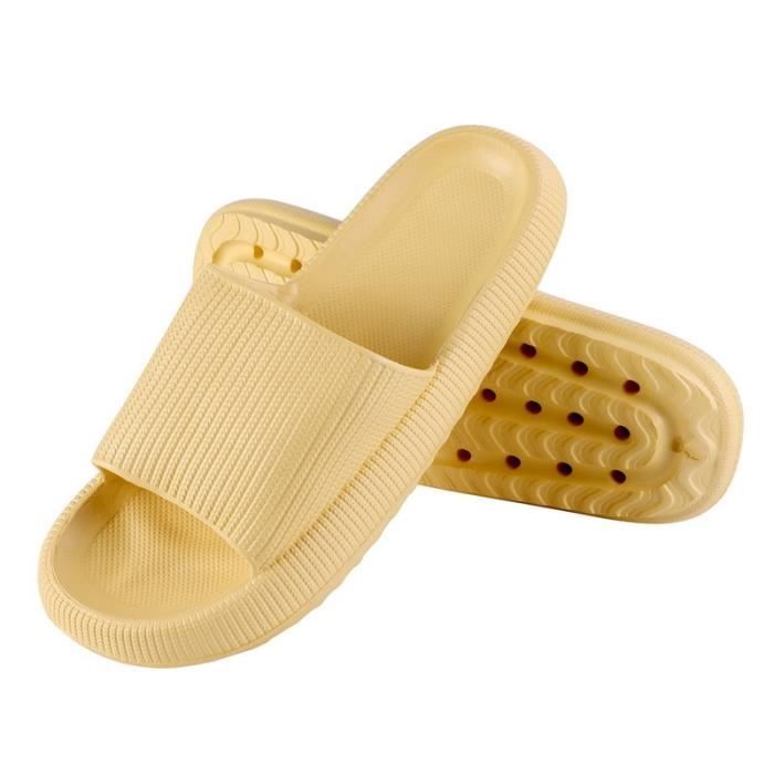 Yellow pantoufles femmes 2025
