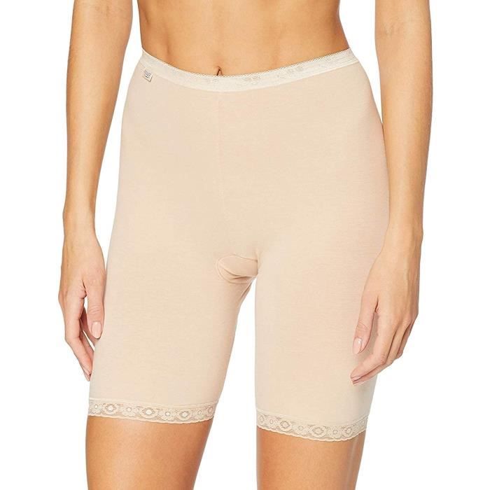 Slip Sloggi Femme Basique Long Beige Confortable et Respirant Beige Cdiscount Pret a Porter